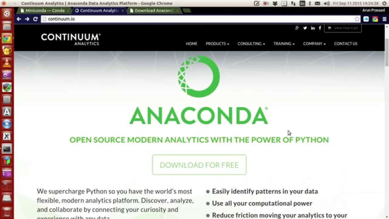 anaconda python 3.7 download linux