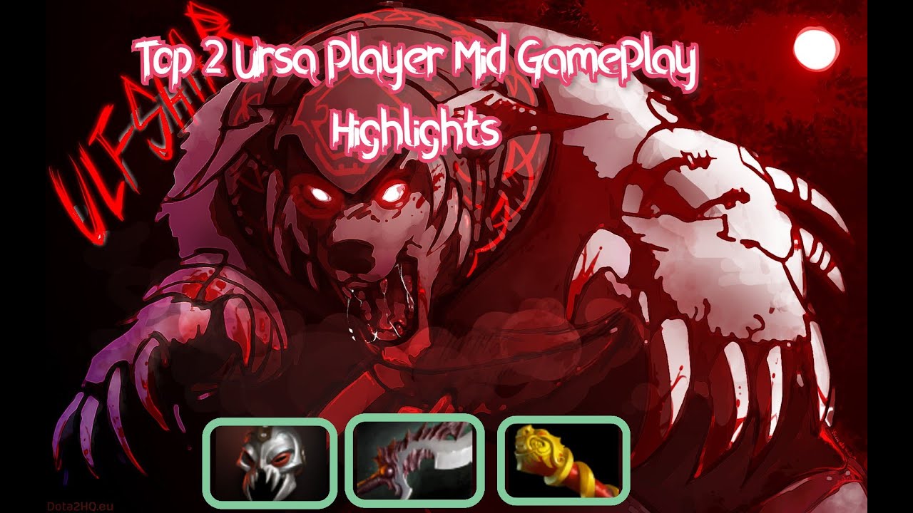 Top2 Ursa(Mid) vs Mid Monkey King and Troll Warlord 7.26