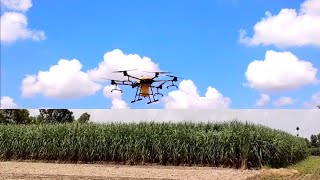 How to spray the sugarcane crop with a drone is a Modern technology screenshot 5