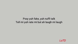 Vybz Kartel - Fake (lyrics)