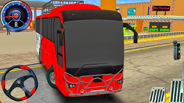 Real Coach Bus Simulator 2025 3D - Bus Uphill Simulator Driving! Bus Game Android GamePlay