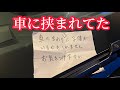 【保護猫】車に挟まれてたメモ。実は…