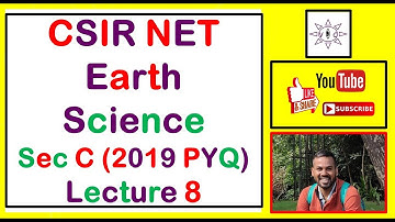 #CSIR  #EarthScience #JRF #VisionaryClasses |  2019 Paper Analysis | Section C | Lecture 8