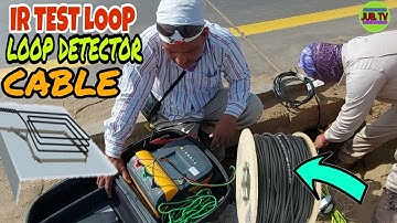 IR. TEST INDUCTIVE LOOP DETECTOR CABLE FOR THE TRAFFIC LIGHT SENSOR