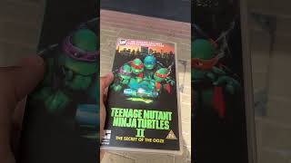 Teenage mutant ninja turtles 2 vhs