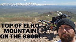 ELKO MOUNTAIN CLIMB ON MY COMMUTE!   KTM 990R SHREDS!