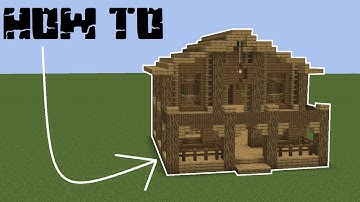 🎓Minecraft: Easy Wild West SALOON tutorial