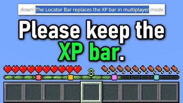 I remade the Player Locator Bar. Hopefully Mojang tries this instead.