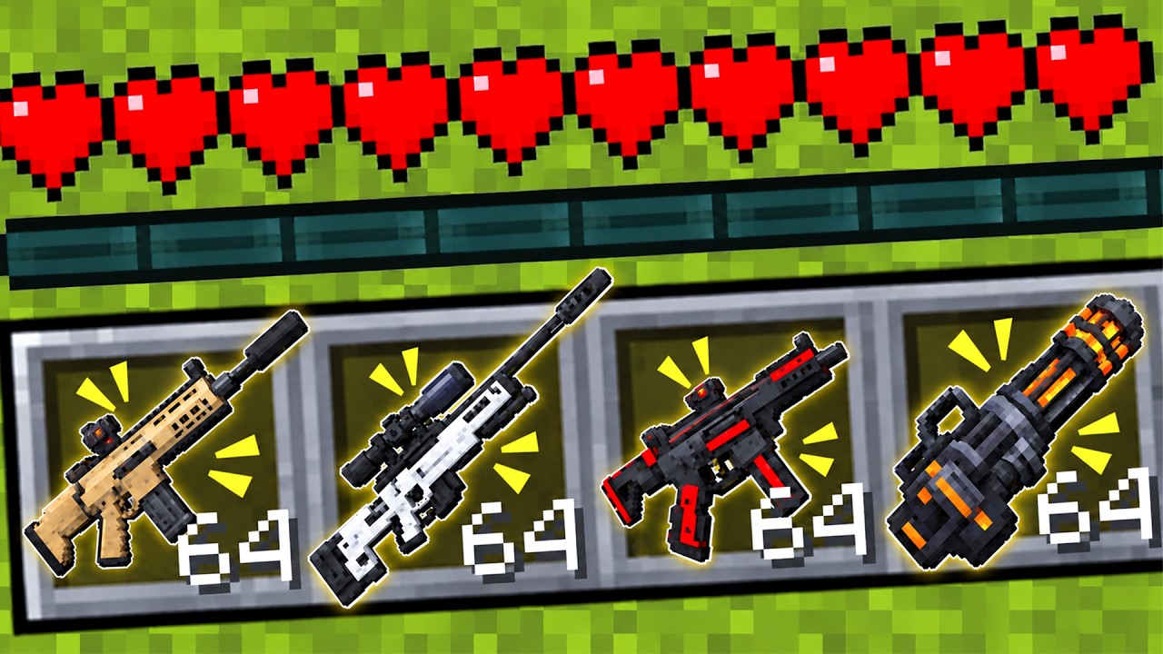 I Stole Every GUN In My BROTHER'S Minecraft SMP..!