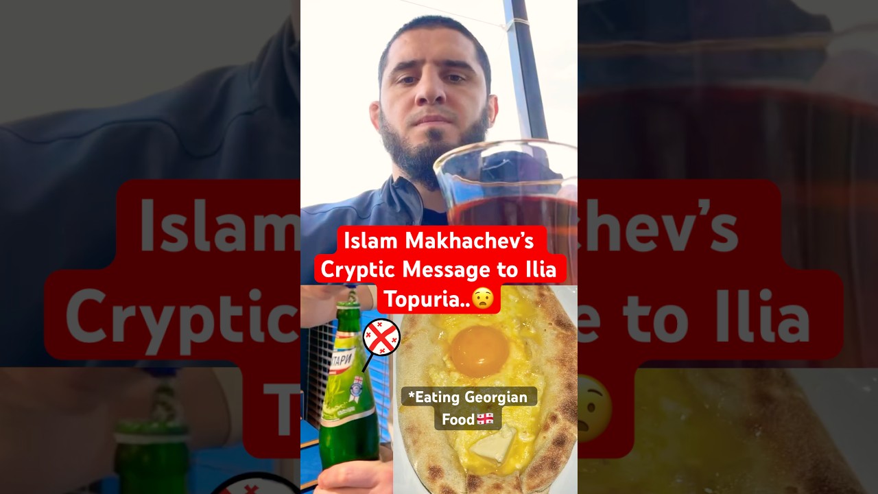 Islam Makhachev sends a Message to Ilia Topuria 😨 