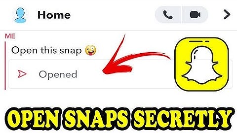 How to Open Snap Without Them Knowing | SnapChat| 2022💯%working