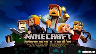 Стрим по Minecraf story mode Прохождение на руском