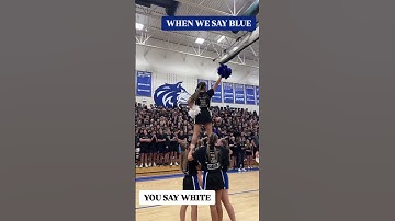Thumbnail of Blue, White #competitivecheer #hoco #cheerleading #cheer #volleyball