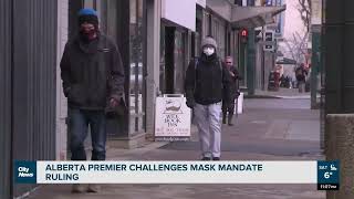 Premier Danielle Smith challenges Alberta judge's mask mandate ruling