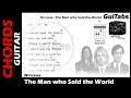 THE MAN WHO SOLD THE WORLD - Nirvana 😝 ( Lyrics - GUITAR Chords 🎸- Karaoke )