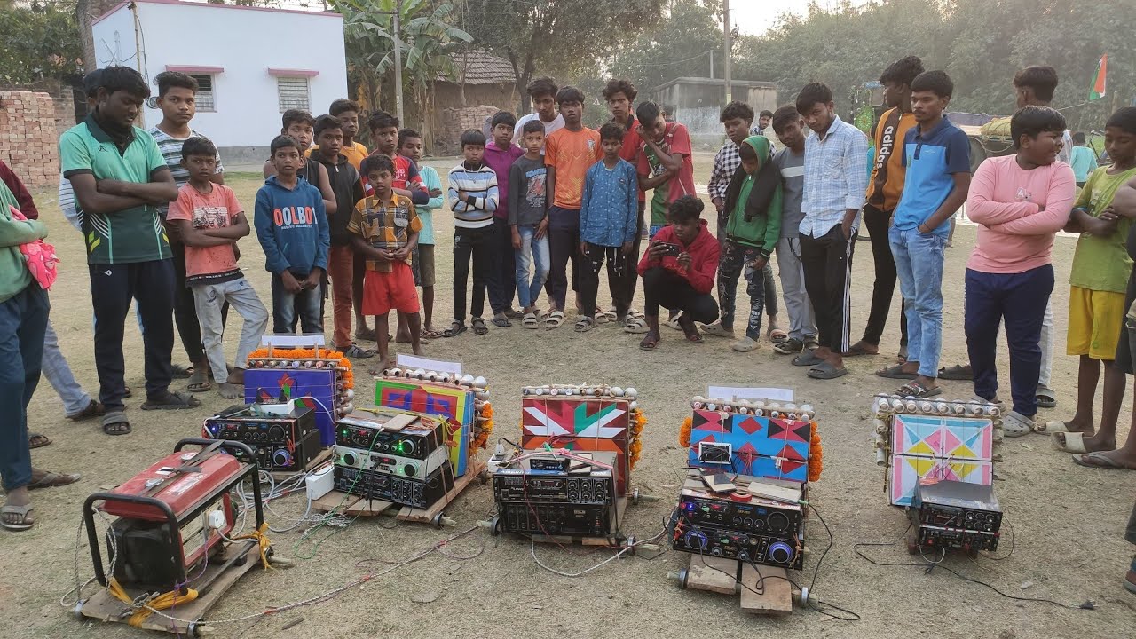 আজ আমার হাতে বানানো👉ক্ষেপিমা সাউন্ড😎সাউন্ড কিলার 😎সাউন্ড কিং😎মোজাম😱চিরঞ্জিত দার গ্রামে পজিশন করছে