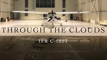 CESSNA C182t IFR THROUGH the CLOUDS