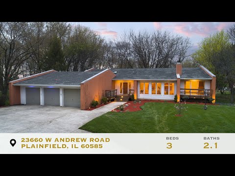 23660 W Andrew Road, Plainfield, IL home video tour