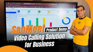 SanMeet Demo: Video Calling Solution for Businesses #videocalling #VideoCallingSoftware screenshot 4