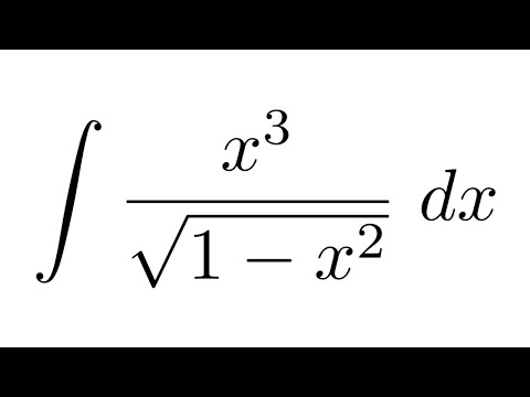 Method 1 Integral Of X 3 Sqrt 1 X 2 Substitution Youtube