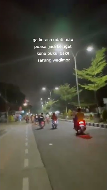 STORY WA KEREN || JADI KEINGET KENA PUKU PAKE SARUNG WADIMOR