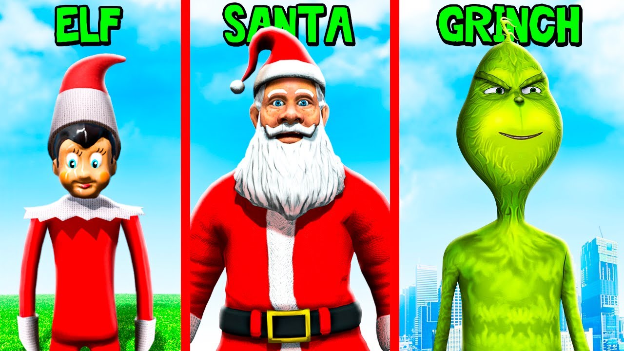 Upgrading ELF To SANTA To GRINCH In GTA 5