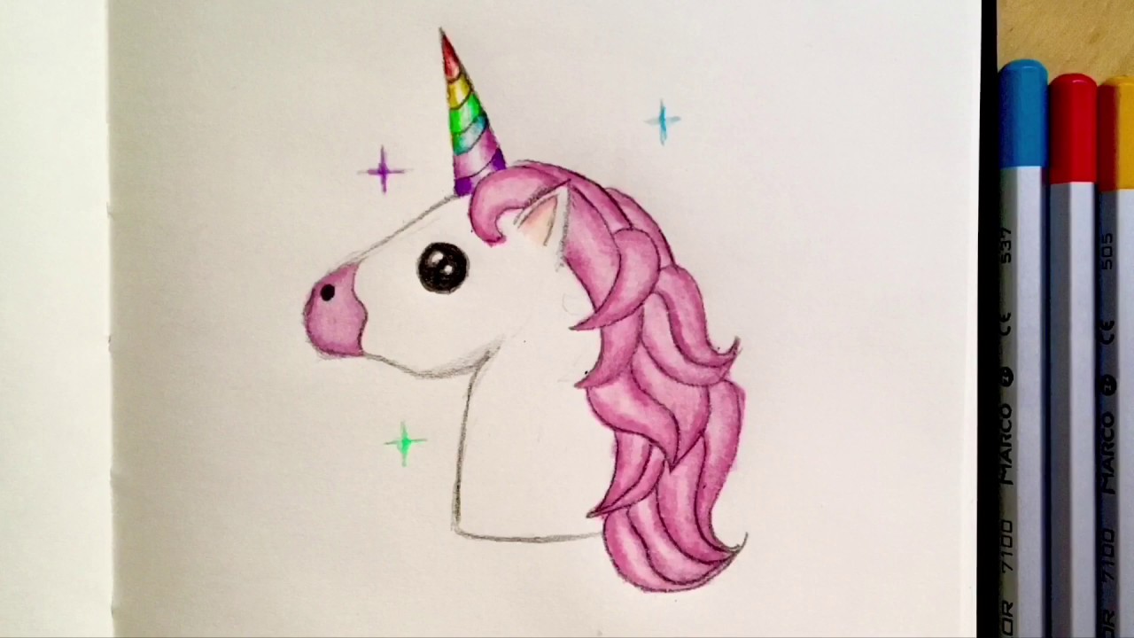 Nasil Unicorn Cizilir Kolay Unicorn Cizimi Easy Cute Unicorn Drawing Youtube Unicorn Drawing Kids Canvas Painting Unicorn Canvas Painting