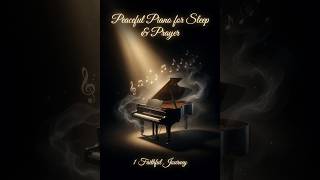 Gentle Piano Music for Sleep, Prayer, Study & Background Relaxation | 10.5 Hr Black Screen