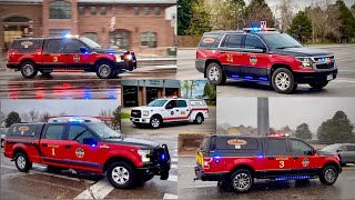 SMFR Chief &amp; Command Car Response Compilation