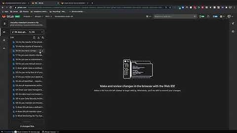 Create an Answer File Part 1- Security Standard Answer RFP System