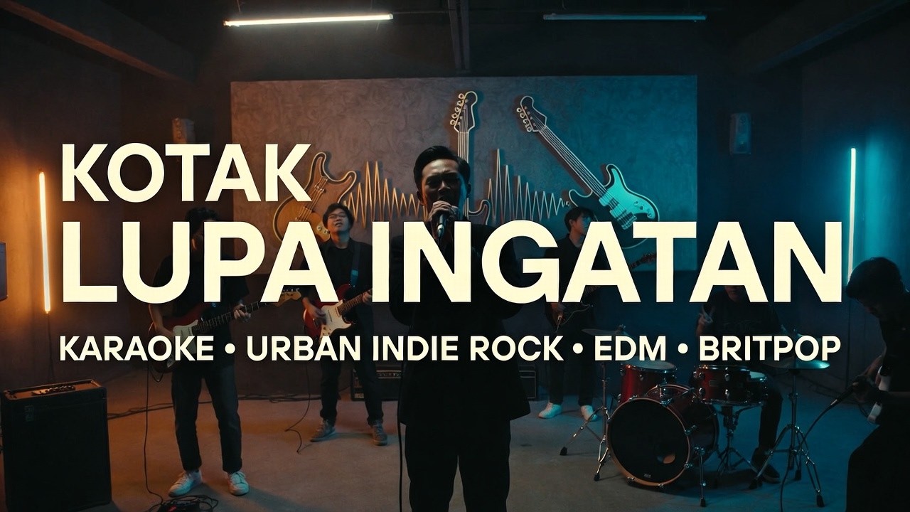 Lupa Ingatan Karaoke | KOTAK Urban Indie Rock Britpop By SquidNT