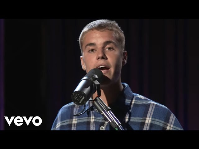 Justin Bieber - Cold Water in the Live Lounge class=