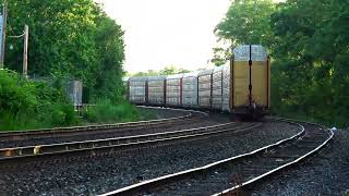 Woman's Voice On CSX Defect Detector! Plus: BNSF Warbonnet Engine On NS Train! Train w Fallen Flags