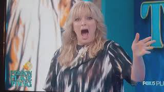 Contestant Does Elmo Impression For Melissa Peterman On Person Place Or Thing Game Show