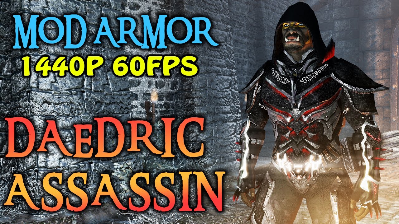 Skyrim Special Edition Daedric Assassin Armor Pc Youtube - skyrim special edition roblox mod