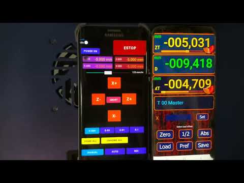 linuxCNC Android remote control
