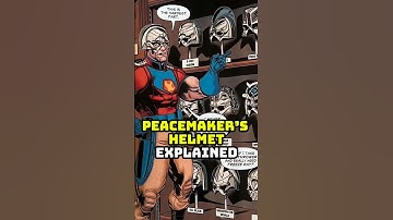 Peacemaker’s Helmet Is DARKER Than You Think #dc #comics