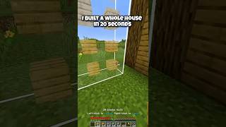 This Minecraft building hack feels illegal... #minecraft #songlyrics #animator
