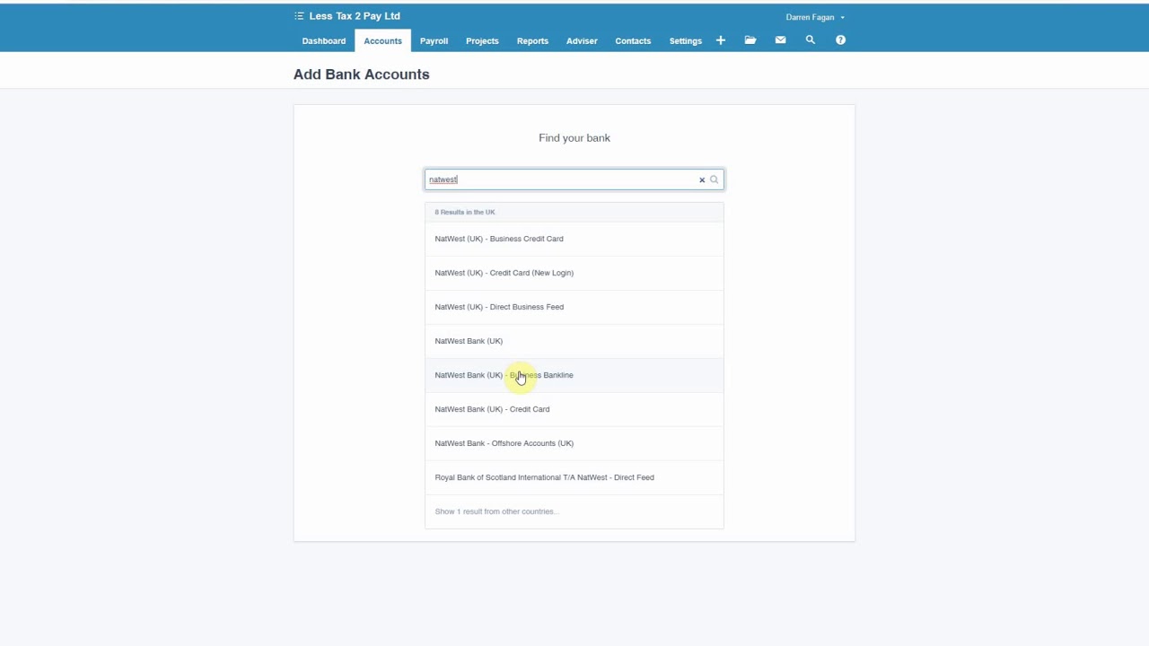 Xero Connecting Bank Feed YouTube