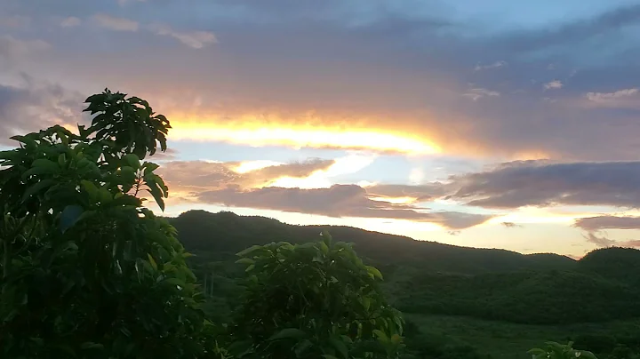 Amanecer en Juana Daz Puerto Rico