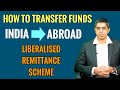 How To Transfer Funds From India To Abroad ? CA Sriram Explains Liberalised Remittance Scheme