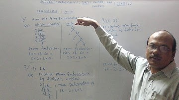 Class 4 Mathematics ( ICSE ),Multiples and Factors, Exercise 8.8.