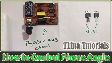 How to Control Phase Angle | Thyristor Firing Circuit | Hardware Security