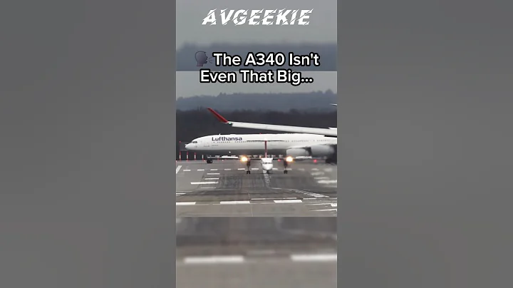 🗣The A340 Isn't Even That Big... #airplanegeek #automobile #airplane #aviation #aeroplane #aircraft