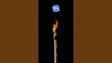 How to create Flame Effect in Adobe Photoshop ⚡ tips and tricks.