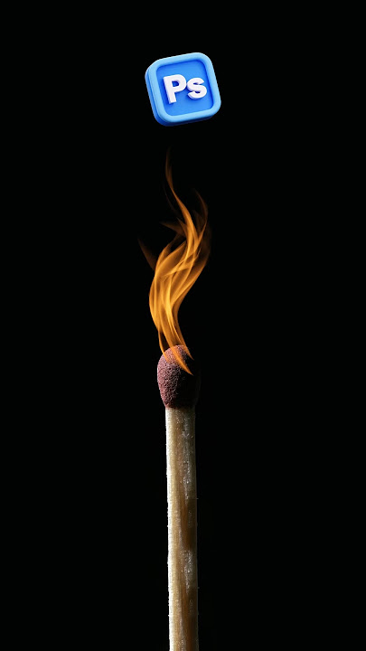 How to create Flame Effect in Adobe Photoshop ⚡ tips and tricks.