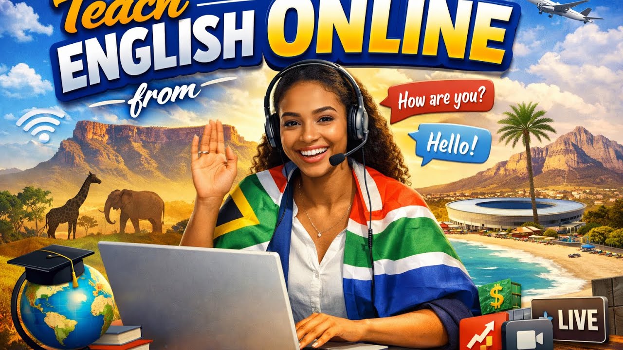 Teach English Online from South Africa 🇿🇦 | Work From Home & Earn ...
