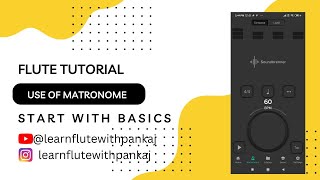 #6: metronome for flute  | importance of matronome for flute playing | soundbrenner app tutorial screenshot 2