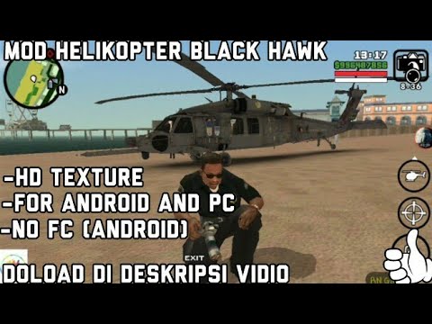 Gta San Andreas Mod Helikopter Black Hawk Donload Mod In Deskripri By Rn Gamers