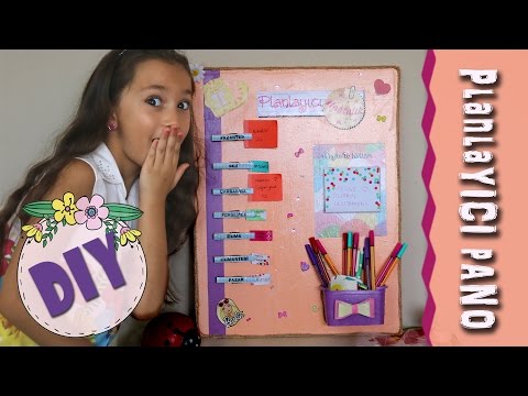 Okula Dönüş || Planlayıcı Pano || Kendin Yap! Diy